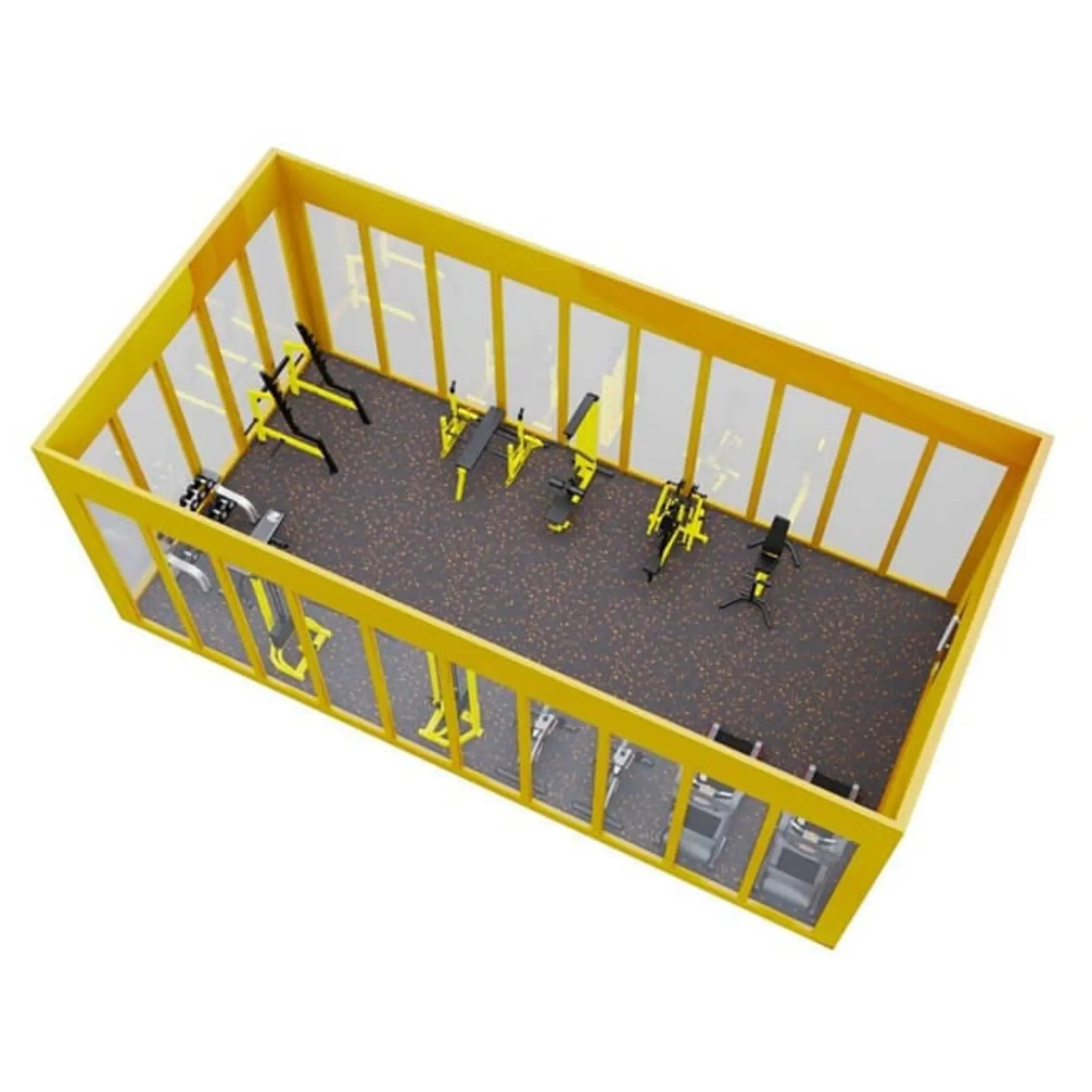 ภาพ 3D ห้องฟิตเนส ของ northfitness